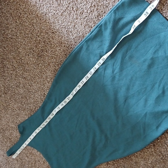 Cotton on teal kimi scooped bodycon midi dress size small - Picture 11 of 13